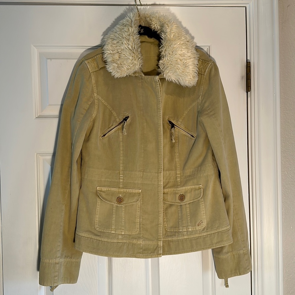 O’Neill denim jacket with faux fur collar